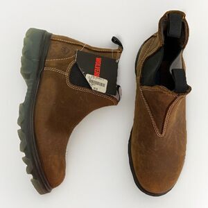 Wolverine Boots Women’s 8M Brown Leather Romeo Pull On W190027 Soft Toe Work